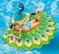 Надувной матрас-игрушка «Павлин» Peacock Island 193х163x94см INTEX 57250EU